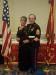 Marine Corps League Commandant Frank DelPiano with his lady Jan at the Marine Birthday Ball.